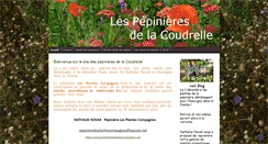 Desktop Screenshot of lespepinieresdelacoudrelle.com